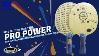 YINHE PRO POWER ALC VOLCARYL FIBER  Kayu Bat Tenis Meja  Test and Review [upl. by Inavoy]