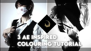 3 AE inspired colouring tutorial Alight Motionkimrubane [upl. by Rockie]