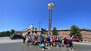 Lebanon TN Fire Department Visits Lebanon Band [upl. by Ariajay]