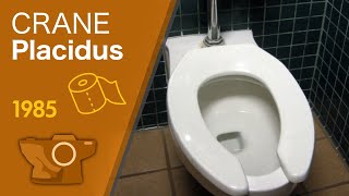 1985 Crane Placidus Toilet Flush [upl. by Trescott936]