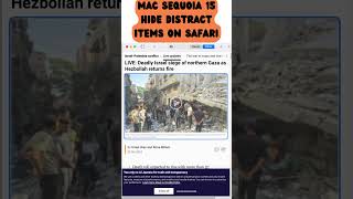 Hide distract items on Safari Mac Sequoia 15 [upl. by Andaira]