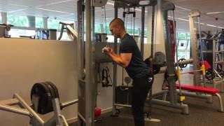 Cable Underhand Tricep Extension [upl. by Arny]