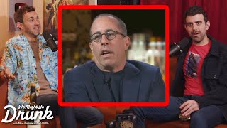 Jerry Seinfeld Vs Reporter on Diversity quotWho Caresquot  We Might Be Drunk [upl. by Yroffej697]