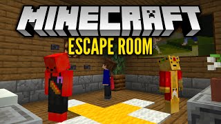 I Trapped 3 YouTubers in a Minecraft Escape Room [upl. by Aleac]