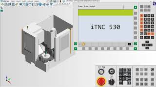 06 Tool library setting  Heidenhain 530 5Axis Machine  HuiMaiTech Virtual CNC Training [upl. by Marquez]