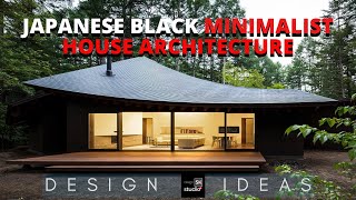 Japanese Black Minimalist House Architecture minimalist japanese minimalism [upl. by Lamaaj]