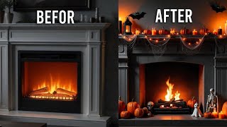 How to Decorate Your Fireplace for Halloween [upl. by Dyun]