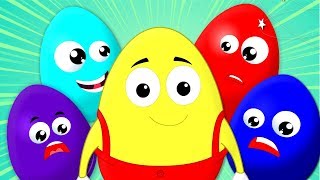 Ten In The Bed  Surprise Eggs  Nursery Rhymes Songs For Kids  Children Rhymes [upl. by Thier486]