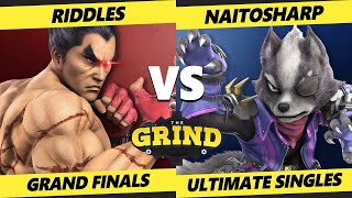 The Grind 148 GRAND FINALS  Riddles Kazuya Vs Naitosharp Wolf SSBU Smash Ultimate [upl. by Trstram418]