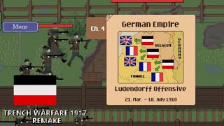 German Campaign Ludendorff Offensive Chapter 4  Trench Warfare WW1 Gameplay [upl. by Jacobson902]