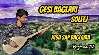 Gesi Bağları Solfej  Kısa Sap Bağlama Gesi Bağları Solfej  Saz Dersi Kısa Sap Bağlama Saz [upl. by Ametaf]