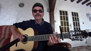 Le petit cordonnier FRANCIS LEMARQUE cover guitare [upl. by Acinimod]