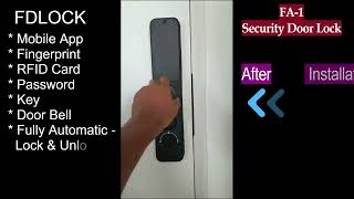 FA 1 Automatic Smart Door Lock [upl. by Attekram518]