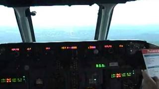 MD83 cockpit takeoff from Bogota [upl. by Adiuqram]