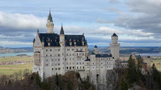 Neuschwanstein and Hohenschwangau castles in Germany [upl. by Drawyeh]