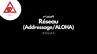 eLasse9  Réseau AddressageALOHA  ENSIAS [upl. by Kannry]