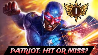 An Honest Talk About Patriot ASCENDED 6 Star Gameplay  Mcoc [upl. by Drisko863]