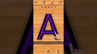 English 101 App  Learn to write alphabets [upl. by Knowles567]