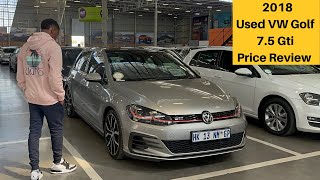 Buying a used 2018 VW Golf 75 Gti Price Review  WeBuyCars  Cost Of Ownership  Practicality [upl. by Eberhart]