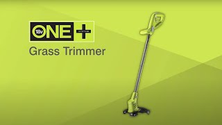 Ryobi ONE Grass Trimmer 25cm Cutting Path Introduction [upl. by Colvert12]