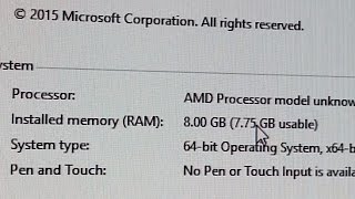 How to fix quotGB usablequot RAM problem under 64bit Windows set PCIE Graphics Card as default in BIOS [upl. by Jefferson281]