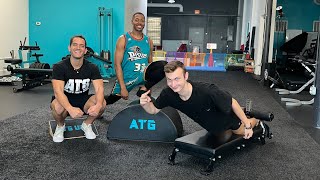 Knee Ability Training AT ATG HQ With Orvalle orvallewilliams3703 amp Conner JumpBalance [upl. by Nilsoj]