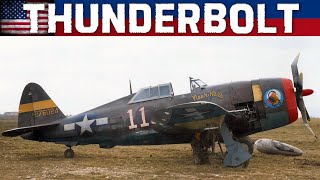 Thunderbolt  Combat Footage filmed With Cameras Mounted On P47 and B25 Aircraft [upl. by Danielson]