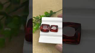 Fascinating Garnet 😍 Beautiful Spessartite Garnet ♥️ from the Ceylon🇱🇰 mines⛰️🌍 Red Spessartite 😍🔥 [upl. by Melonie]