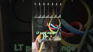 LT line panel changeover switch ⚡ youtubeshorts electrician [upl. by Banks254]