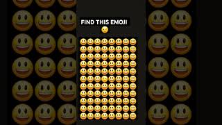 FIND THE EMOJI 😉 youtubeshorts [upl. by Monahon193]