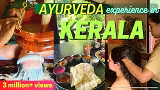 KERALA AYURVEDA Experience  Ayurveda Treatments Massage Therapy amp Food in KRISHNENDU AYURVEDA 🍀 [upl. by Ilek]