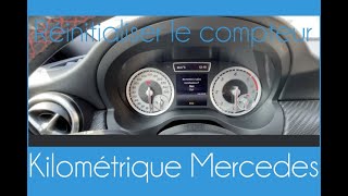 Comment reset les kilomètres sur Mercedes  remise à zéro du totaliseur [upl. by Sedgewake]