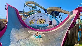 Europes LARGEST Slide World  Outdoor Water Slides At Galaxy Erding In Germany 🇩🇪 [upl. by Kimmel]