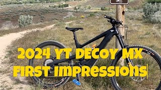 2024 YT Decoy MX  First Ride Impressions [upl. by Yuri]