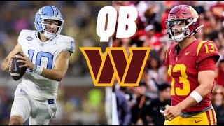 Why The Washington Commanders Will Draft A Quarterback In The 2024 NFL Draft [upl. by Ynnor]