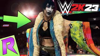 Asuka Kana Entrance With NEW THEME  WWE 2K23 [upl. by Rehotsirhc238]