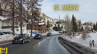 St Moritz Switzerland 4K Drive Tour [upl. by Candide66]