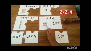 Concept based activity  Multiplication 2nd Class maths [upl. by Garmaise]