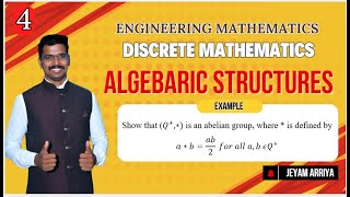 Discrete Mathematics  Unit 4  Algebraic Structures  Jeyam Arriya [upl. by Eico589]