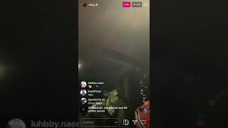 Yrndj playin rg official song Tell me wassup on ig live😬 [upl. by Atekan]