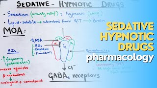 SedativeHypnotic drugs part 2 CNS pharmacology made EASY and QUICK [upl. by Asiat]