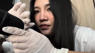 ASMR Latex Gloves Hand Movements [upl. by Jacobsohn421]