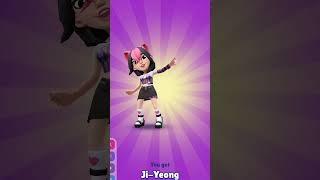 JiYeong sings SOLO shorts subwaysurfers kpop [upl. by Anotyal488]