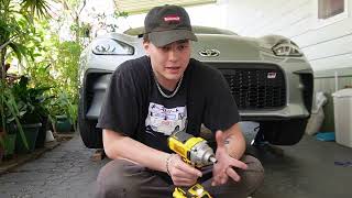 Modifying My Toyota GR86 Part 1  HT Autos Front Lip [upl. by Trant]