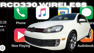 Best GTi Mod RCD330 Wireless Carplay [upl. by Arataj]