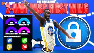 BEST 2 WAY PASS FIRST WING BUILD ON NBA 2K21 RARE BUILD SERIES VOL 11 [upl. by Lambert]