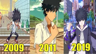 Evolution of A Certain Magical Index Games 20092019 とある魔術の 禁書目録 HD [upl. by Siraved]