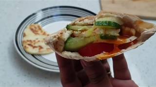 Halloumi Wrap  Work lunch or On The Go  5 mins recipe [upl. by Ahsiram454]