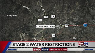 Copperas Cove under Stage 2 Water Restrictions [upl. by Hannie]