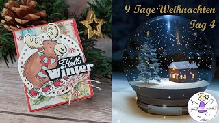 9 Tage Weihnachten Tag 4 Schachtel für Packung Mini Taschentücher  Stampin Up  fröhlich basteln [upl. by Keelia305]